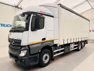 Mercedes-Benz Actros 2545 Sleeper Cab Curtainsider Drawbar camión con lona corredera