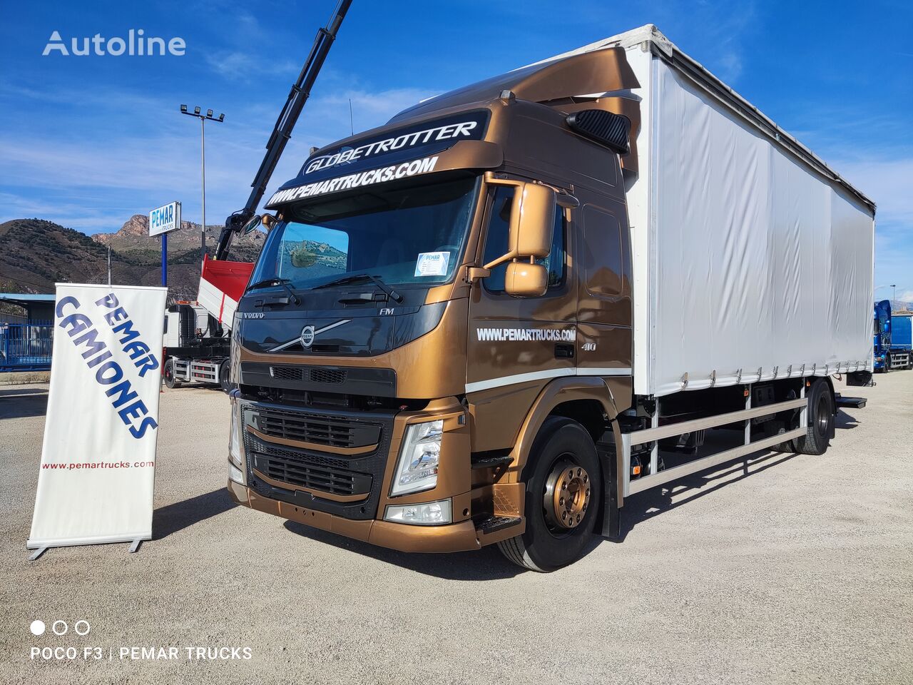 Volvo FM 410 TAUTLINER 18T 4X2 EURO 6 camión con lona corredera