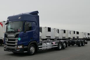 Scania R 450 / BDF / 6x2 / RETARDER / + PRZYCZEPA BDF SCHWARZMULLER / camión de contenedores + remolque de contenedores