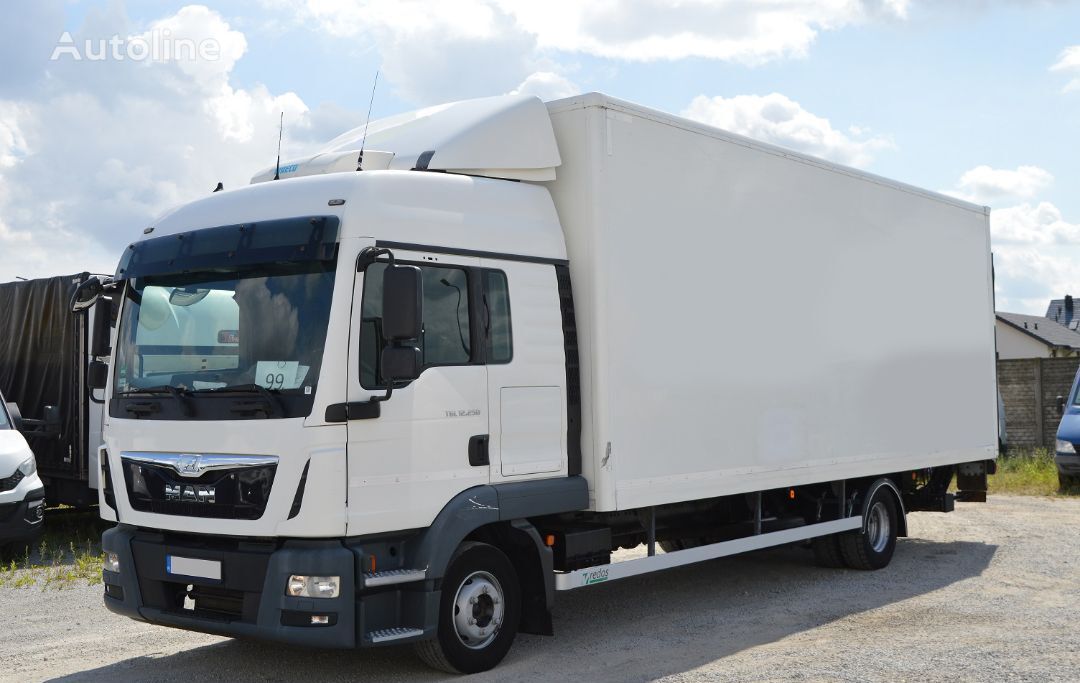 MAN TGL 12.250 EURO 6 CONTAINER + LIFT STATIONARY AIR CONDITION camión furgón