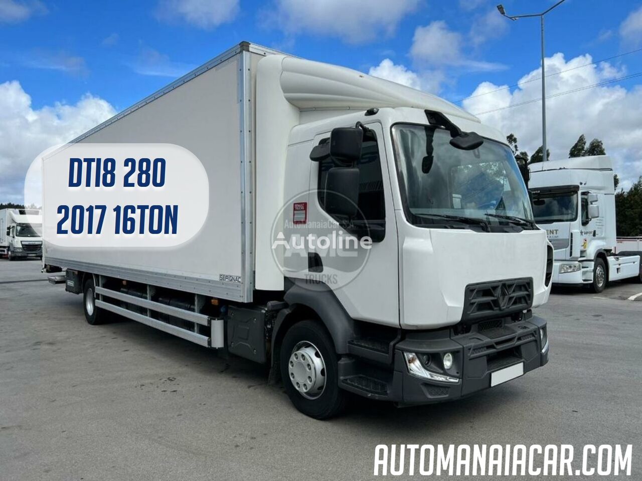 Renault D16 280 DXI  camión furgón