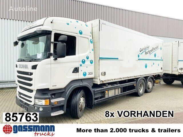 Scania R450 LB 6x2-4 Getränkekoffer, Retarder camión furgón
