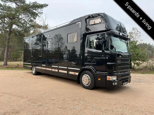 Scania 5-paards paardenvrachtwagen Roelofsen LIVING 18T camión para caballos