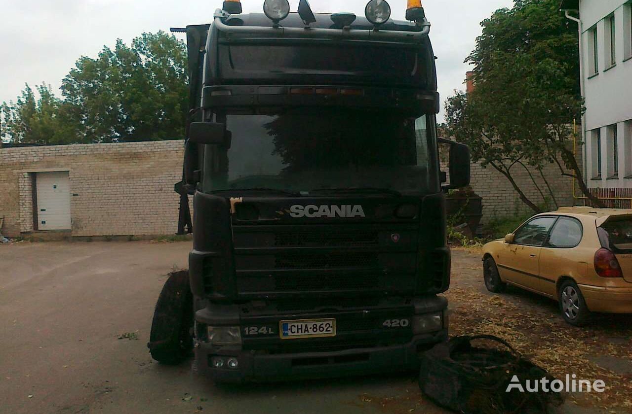 Scania 124 camión plataforma