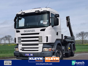 Scania R420 6x2 manual retarder camión portacontenedores
