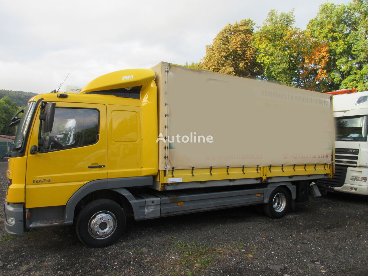 Mercedes-Benz Atego 1024 camión toldo