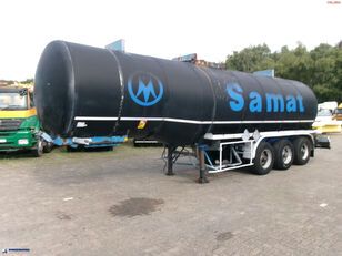 Fruehauf Bitumen tank inox 31 m3 / 1 comp + mixer & engine cisterna de betún