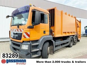 MAN TGS 26.320 6x2-4 BL, Lenkachse, Haller X2 camión de basura