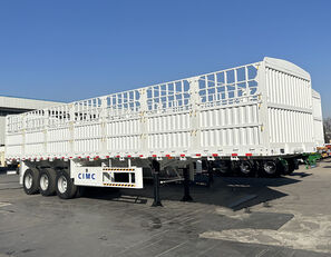 CIMC 3 Axle 60 Ton Fence Cargo Truck Trailer for Sale - Z semirremolque plataforma nuevo