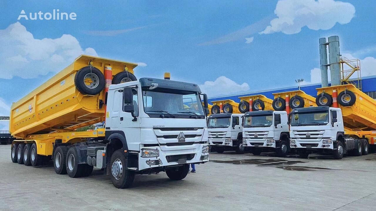 Howo NEW 6X4 Mining Dumper Truck for Quarry sites tractora nueva